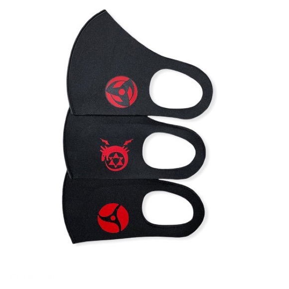 3 PCs of anime Naruto Streetwear Facemask cover - Picture 2 of 2